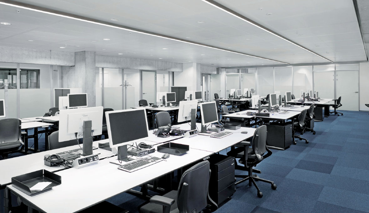 Bürobeleuchtung mit Coriflex LED LED Bürobeleuchtung