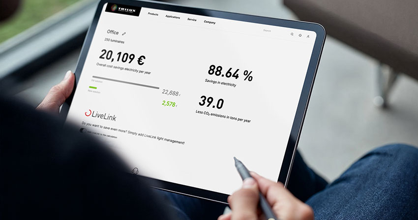 Energy savings calculator